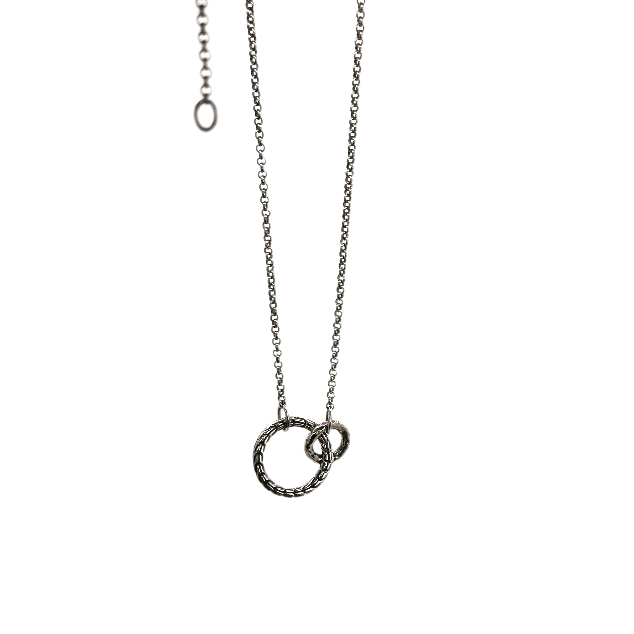 JH Essential Linked Necklace, Sterling Silver, 2MM