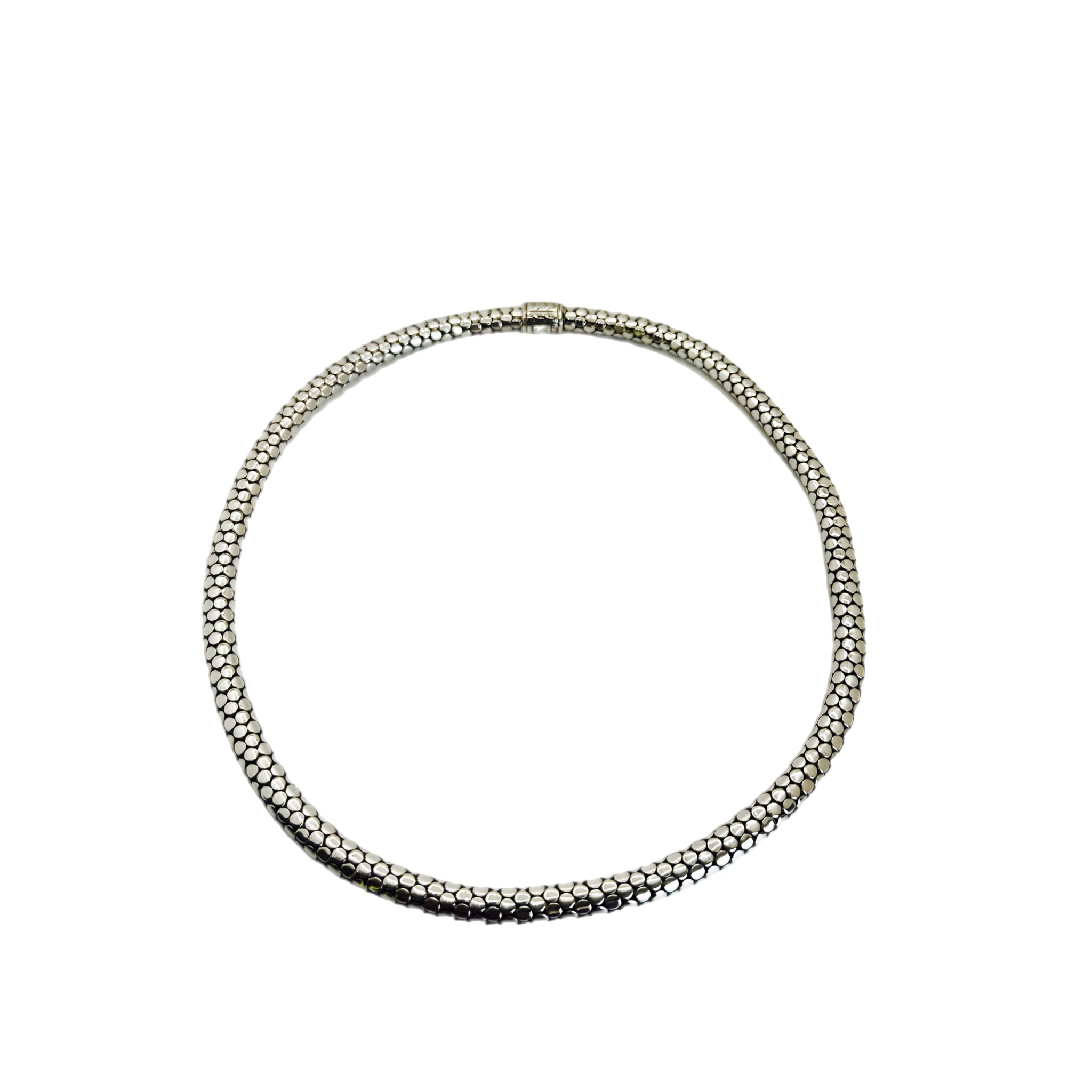 Dot Chain Necklace, Sterling Silver