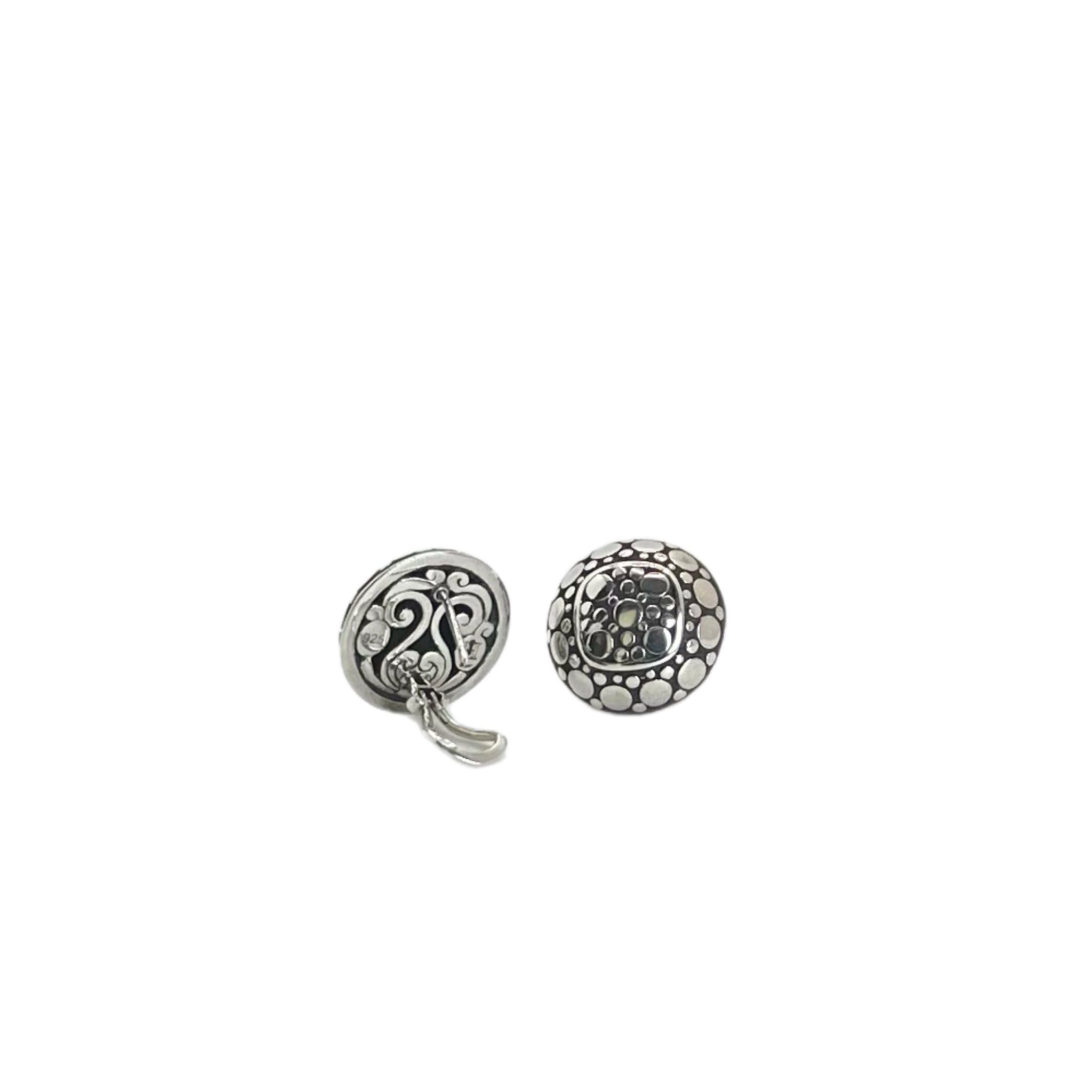 John Hardy sterling silver dot earring