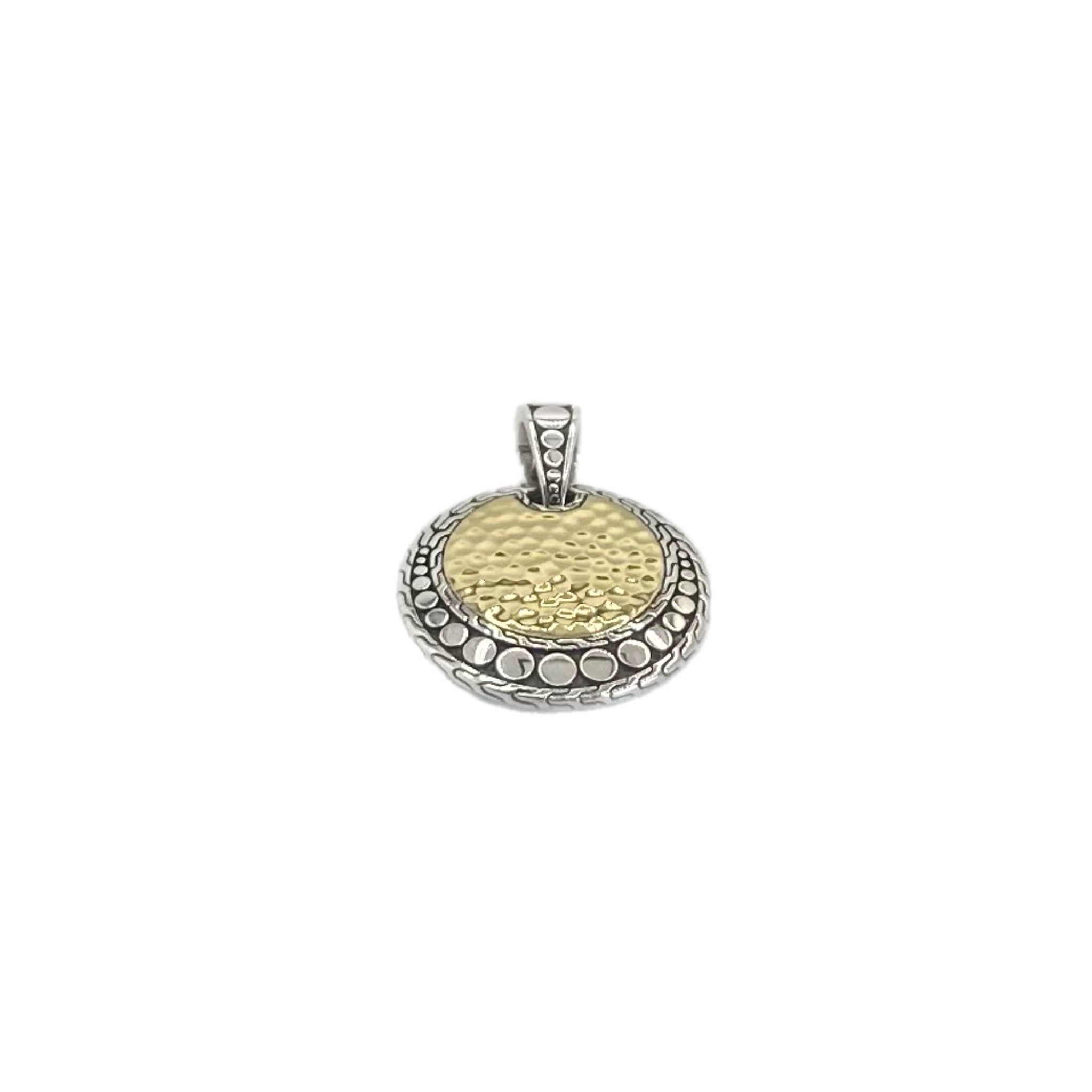 John Hardy Dot Pendant, Gold, Sterling Silver
